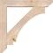 Ekena Millwork Imperial Slat Smooth Bracket w/ Offset Brace, Douglas Fir, 7 1/2"W x 44"D x 44"H BKT0806X44X44IMP06SDF - alternate 3